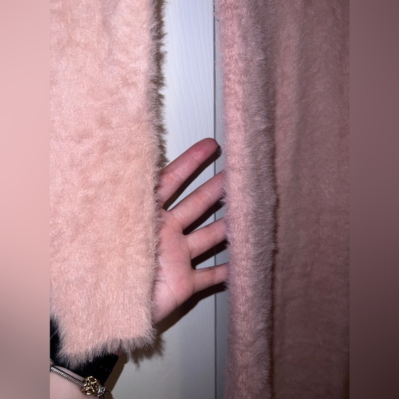 Fuzzy Mauve Sweater Dress - Picture 4 of 4